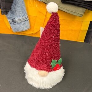 MerryBrite Festive Red Gnome Decor new with tags excellent condition